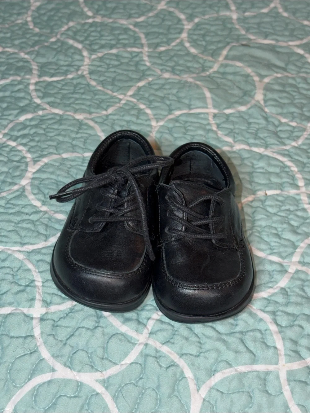 Kenneth Cole Little Boys Black Lace-Up Dress Shoes